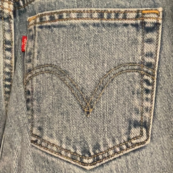 Levi’s 550 Light Wash Denim Jeans 100% Cotton Vintage 6M - Picture 5 of 6